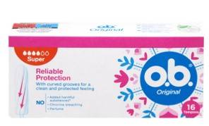 Ob Reliable Protection, Tampons, 16 x super